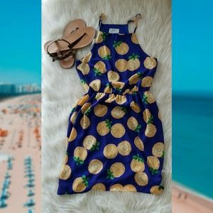 Everly Lemon Print Dress